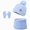 A50-Sky Blue, variant on Ccpelsie Kids Toddler Winter Hat Beanie with Pom Pom Warm Knit Cap for Girls Boys(Beige,4-10 Years)