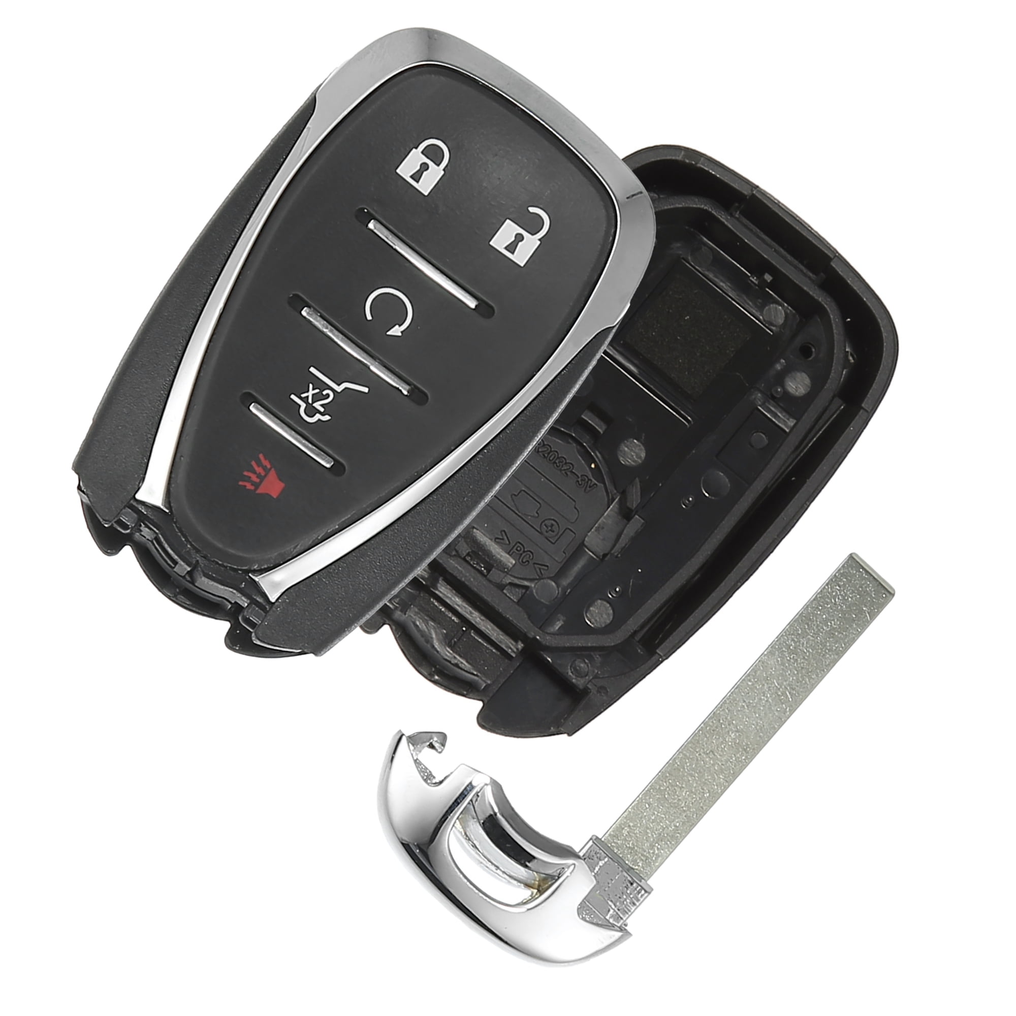 5 Button Smart Key Fob Case Keyless Entry Remote Key Shell for