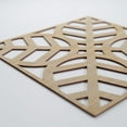 thumbnail image 5 of Ekena Millwork 23 3/8"W x 23 3/8"H x 1/4"T Large Garland Decorative Fretwork Wood Wall Panels, Hickory, 5 of 18
