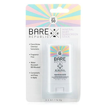 sunscreen spf mineral bare republic stick oz baby
