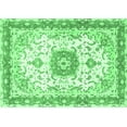 thumbnail image 1 of Ahgly Company Indoor Rectangle Persian Emerald Green Traditional Area Rugs, 7' x 9', 1 of 4