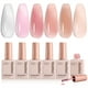 thumbnail image 1 of Set de esmaltes de uñas Beetles Jelly Gel, 6 colores, 7,5 ml, 1 of 6