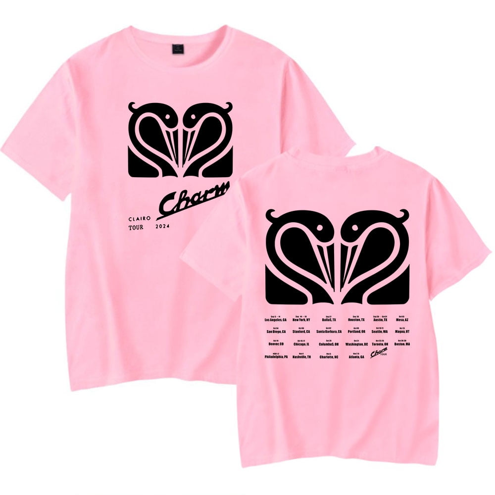 Clairo 2024 The Charm T-shirts Singer Tour Concert Merch Men