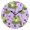 Black, variant on Frog Heart Pattern Wall Clock 10in Round Artistic Oil Painting Home Decor Desk Table Clock