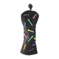 thumbnail image 2 of Funda para palo de golf, divertida funda de madera para palo de golf, para sala de estar, deportes, oficina 3 5 Negro, 2 of 8
