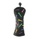 thumbnail image 2 of Funda de madera para palos de golf Funda para palos de golf Resistente a arañazos Tee de golf Bordado Portátil 3 5 Negro, 2 of 9