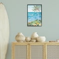 thumbnail image 3 of Stupell Industries Collaged Tropical Landscape Landscape Painting Black Framed Art Print Wall Art, 16 x 24, 3 of 10