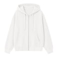 thumbnail image 7 of Women Full Zip Up Hoodie Sweatshirt Sevevn Drawstring Hood Kangaroo Pockets Soft Fleece Casual Top for Daily Loungewear Sports Street Wear, 7 of 7
