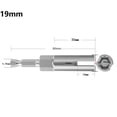 thumbnail image 1 of Driver Slot Butterfly Bolt Socket Sleeve Wrench Screwdriver Hex Shank, 1 of 7
