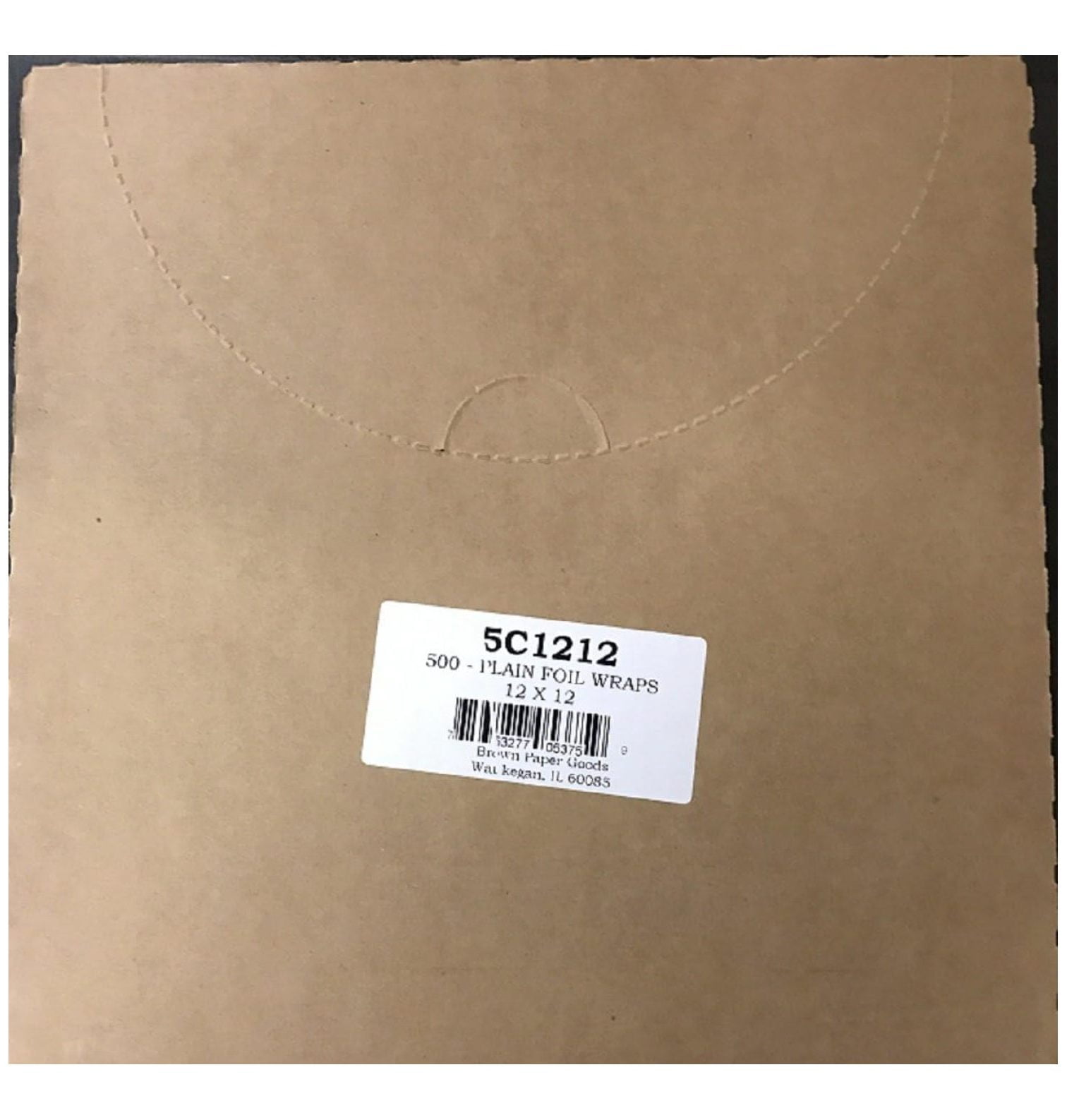 Insulated Cushion Wrap, 5C1212, 12" x 12", Plain Silver Wrap, 500 Sheets Per Box