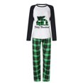 thumbnail image 3 of Pijama familiar a juego con gorro de Navidad, Conjunto de pijama verde, Feliz Navidad, 2022, 3 of 3