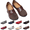 Coffee, variant on Womens Leather Slip On Flat Loafers Orthopedic Walking Shoes Low Top Casual Walking Nurse Shoes Outdoor Versatile Trendy Driving Shoes Blue