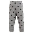 thumbnail image 3 of Hudson Baby Cotton Pants and Leggings, Black Gray Stars, Preemie, 3 of 6