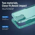thumbnail image 2 of Allytechgroup Rugged Case for Apple iPhone 16 Pro Max, Hybrid TPU PC Back Cover Drop Proof Anti-Scratch Bumper Camera Lens Protective Phone Case Cover for Apple iPhone 16 Pro Max, Green, 2 of 6