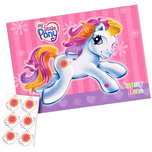 MY LITTLE PONY Sunny Daze PARTY GAME POSTER ~ Birthday Supplies MLP Activity 