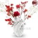 thumbnail image 3 of leyfeng Jarrón de decoración de resina en forma de corazón anatómico, escultura, decoración del hogar, florero, maceta, planta, sala de estar, 3 of 7