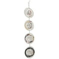 thumbnail image 2 of BKER Stainless Steel Wind Chime Hanging Ornament Circular Heart Shaped Spiral Design For Bird Deterrence, 2 of 5