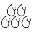 thumbnail image 1 of 2x 5 Unids Auriculares Inalámbricos Bluetooth Earhook Eargels Earclips Eartips Clamp Auriculares Titular para Nokia BH108 SM SunniMix none, 1 of 5