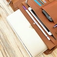 thumbnail image 6 of 7 Ring Check Binder for Business Checks, Checkbook Binder with Zipper for 3-up Business Checks,Personalized Check Book Portfolio for 9 x 13 inch Sheets 600 Check, Check Holders for Men/Women, 6 of 8