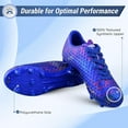 thumbnail image 3 of Vizari Zodiac Firm Ground Soccer Cleats for Kids – Durable, Lightweight Soccer Shoes for Boys and Girls, Blue, 10.5, 3 of 7