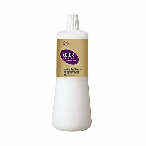 WELLA COLOR PERFECT STABILIZED LIQUID CREAM DEVELOPER 6% 20 VOLUME 946ML
