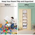 thumbnail image 2 of Over Door Organizer Heavy Duty Door Hanging Organizer Storage with Pockets Stuffed Animal Storage for Nursery Newborn Baby Essentials RV Closet Storage and Organization, 2 of 7