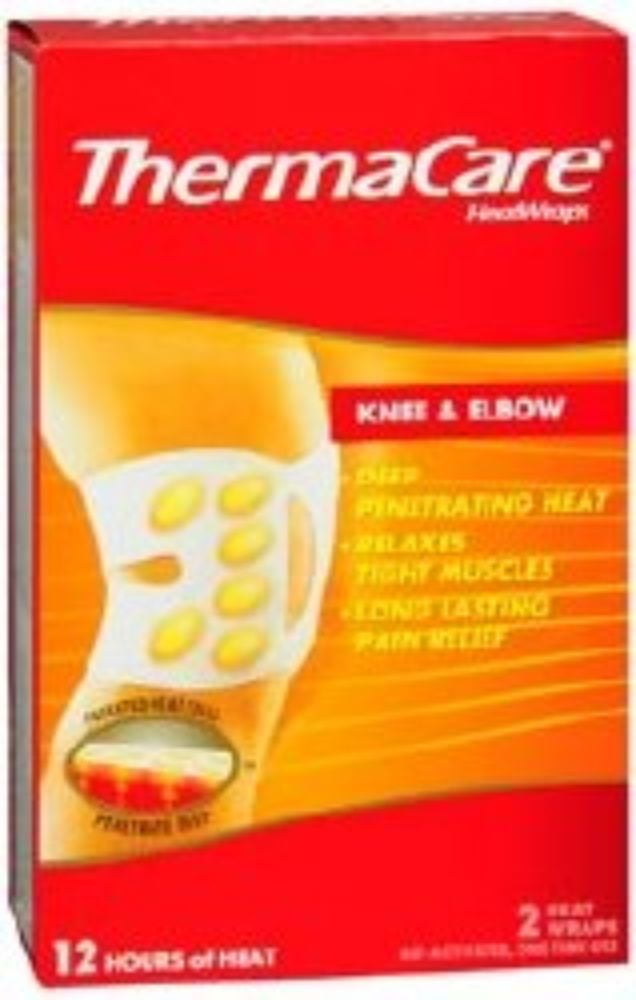 Heat Wrap ThermaCare Chemical Activation Knee / Elbow