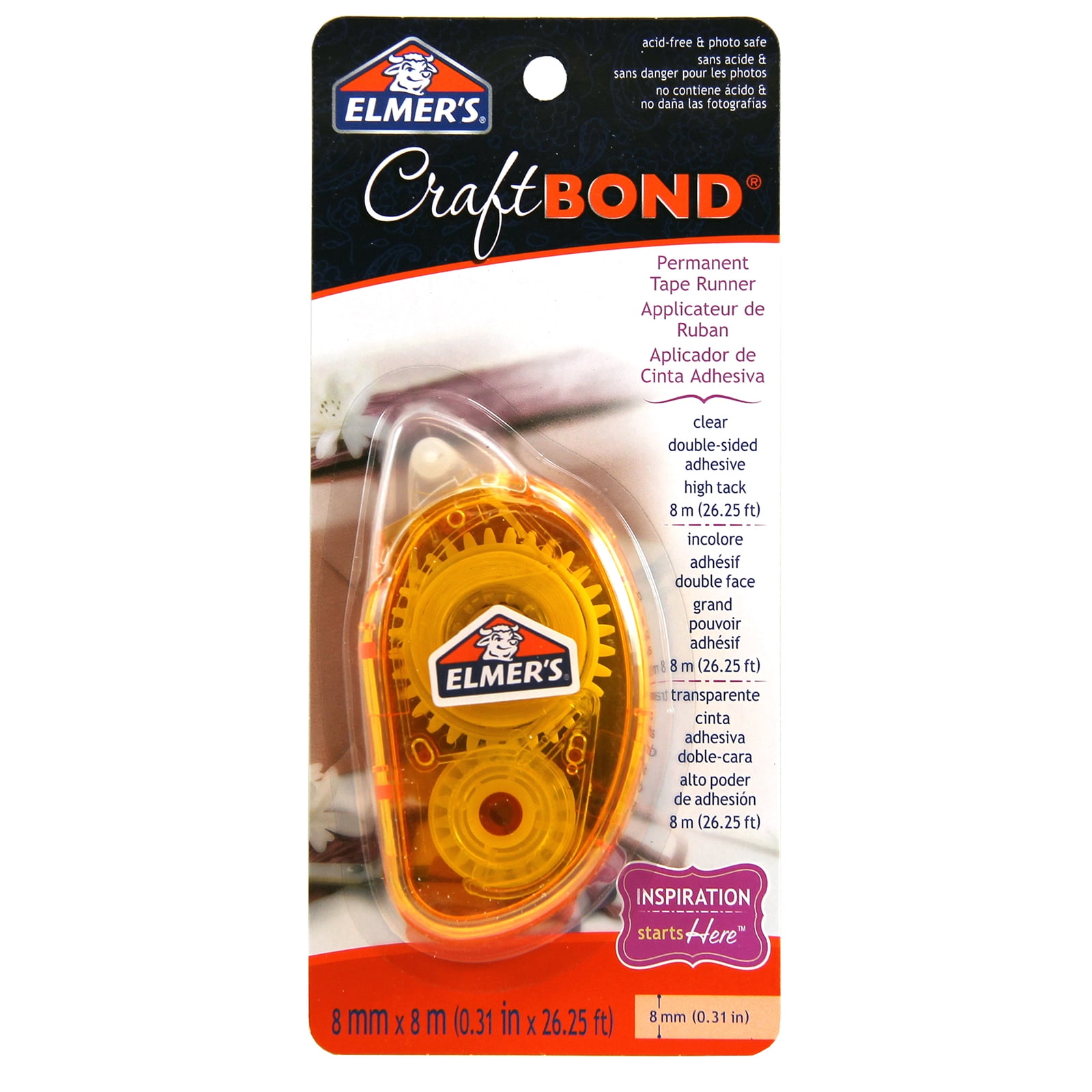 Elmer’s CraftBond Permanent Tape Runner, 24 Pack
