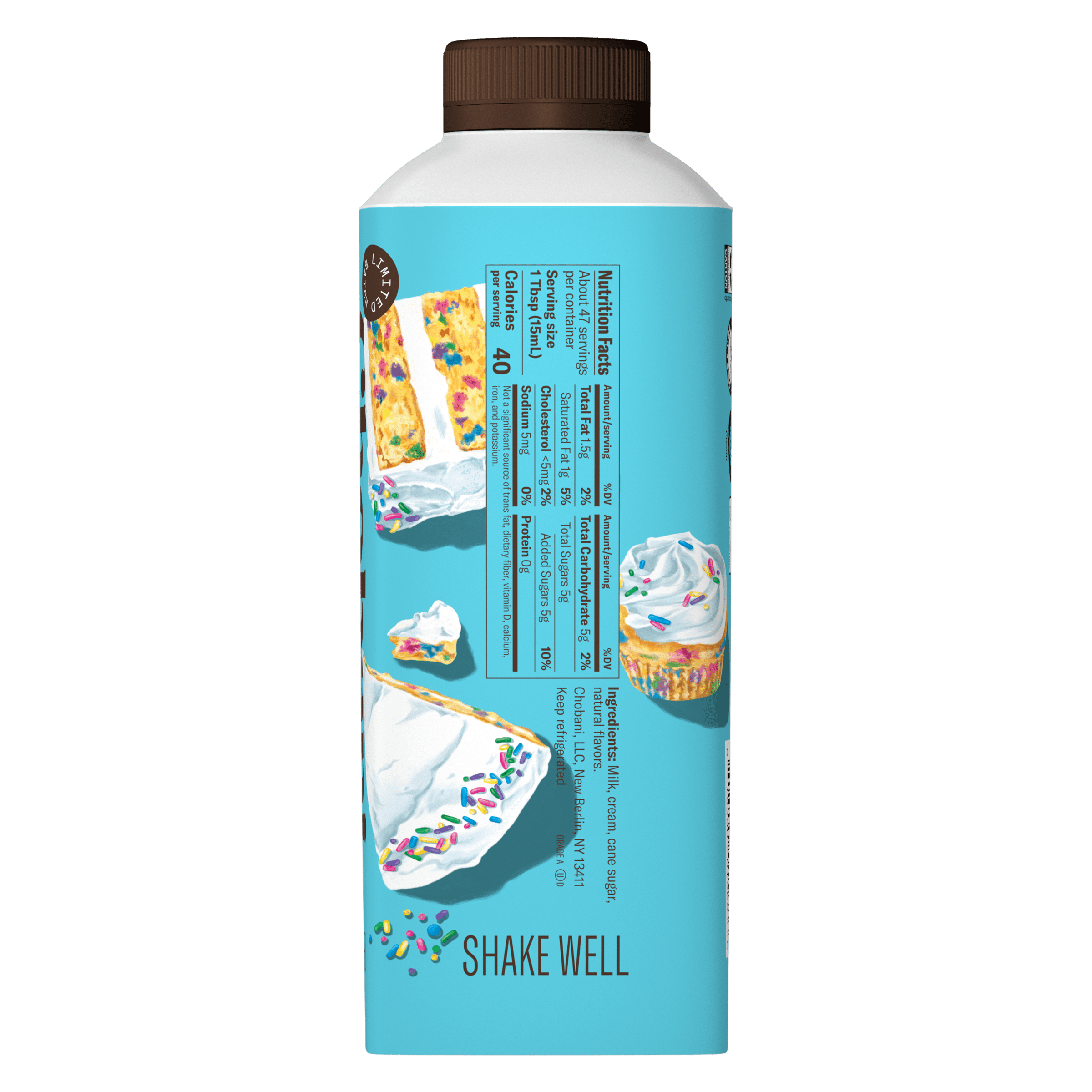 Chobani Coffee Creamer Limited Batch Birthday Cake 24 fl oz