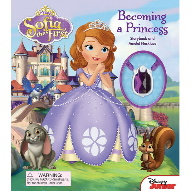 Disney Sofia the First: Becoming a Princess : Storybook and Amulet Necklace  