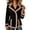 Black, variant on Karight Women's Faux Suede Jacket with Faux Fur Trim – Vintage Button Down Coat with Pockets & Fur Cuffs – Warm Winter Outerwear for Fall & Winter