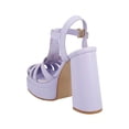 thumbnail image 5 of Tacones Mujer Casuales Plataforma Kipon Cómodos Ligeros violeta oscuro 23, 5 of 5