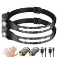 thumbnail image 2 of OPDBN COB LED Motion Sensor Head Torch Headlight Headlamp Cycling Night Fishing Hot N5, 2 of 8