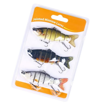 TRINGKY Multi Jointed Trout Walleye Lures Swimbait Minnow Fishing Lures Wobbler Baits