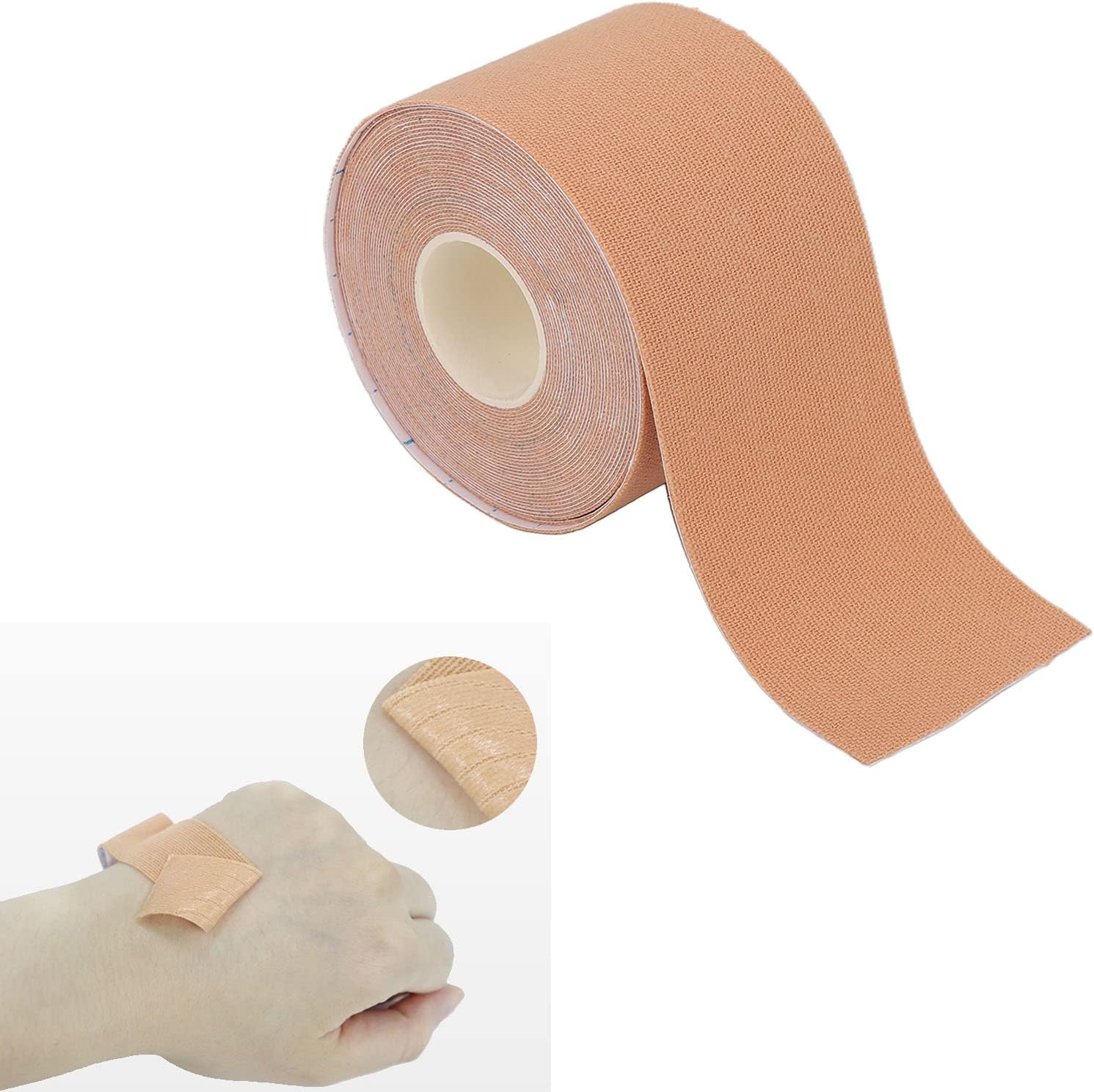 FENGNasal Cannula Face Tape, Nasal Tubing Face Tape, Comfortable Oxygen Nasal Cannula Face Stickers, Face Skin Tapes for Oxygen Tube, Remove Easily 5cm*5m-240810