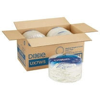 Pathways Soak-Proof Shield Mediumweight Paper Plates, WiseSize, 6.88" dia, Green/Burgundy, 500/Carton