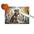 thumbnail image 4 of Airedale Terrier Spooky Halloween Glass Cutting Board Large 12 in x 15 in, 4 of 5