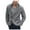 Gray, variant on Man Fashion Long Sleeve Wool Sweater Wool Sweater Button Pocket Knit Tops