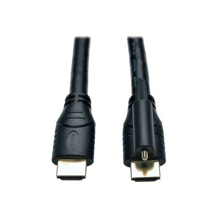 UPC: 0037332188540 | Tripp Lite 10ft High Speed HDMI Cable with Ethernet and Locking Connector Ultra HD 4K x 2K M/M 10