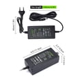 thumbnail image 4 of Adaptador de Corriente CC 12V 3A Enchufe EE. UU. Cable 4.6 Pies, Transformador CA a CC 12 Voltios, 4 of 7