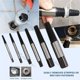 thumbnail image 3 of Juego de extractores de tornillos profesionales, brocas HSS reforzadas con cobalto para zurdos, herramientas de corte de metal resistentes a impactos para quitar tornillos pelados, 3 of 5