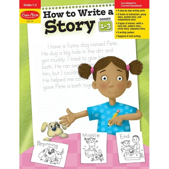 Pre-Owned How to Write a Story, Grades 1-3 (Paperback) 1557998019 9781557998019