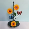 thumbnail image 2 of Iron Sunflower Paper Towel Rack, Painted Butterfly Vertical Paper Towel Rack, Kitchen Living Room Decorative Accessories, 2 of 7