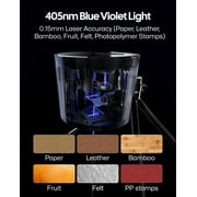 LaserPecker LP1 Pro Mini Diode Laser Engraver Suit Set with Safety Glasses + Auto-Focus Stand +Shields for Beginners Wood Leather Felt