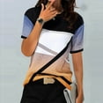 thumbnail image 2 of LYXSSBYX Womens T Shirts Graphic Tees Trendy Women's Casual Geometry Printed T-Shirt Short Sleeve Blouse Round Neck Casual Tops, 2 of 3
