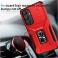 thumbnail image 4 of Funda para GANGXUN Samsung Galaxy A55 5G - Soporte metálico, Función magnética, Rojo, 4 of 5