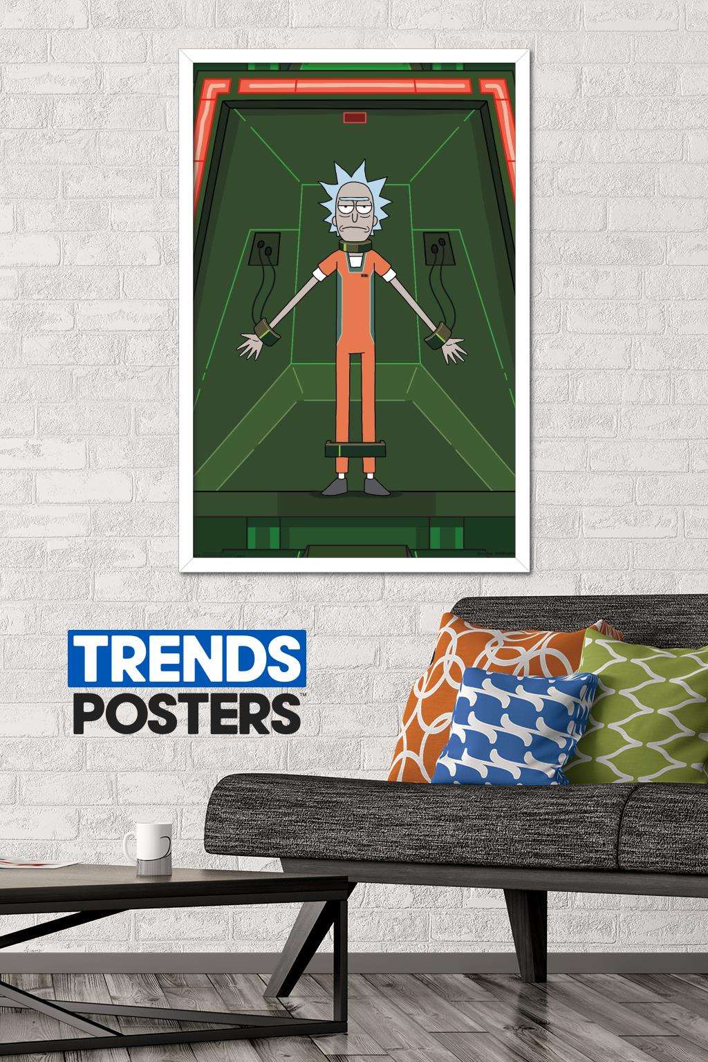 Rick And Morty - Shackled Wall Poster, 22.375" x 34", Framed