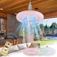 thumbnail image 1 of Meitianfacai Hanging Fan with Remote Control,LED light,Strong Wind Fan,Portable Fan for Home School Office, 1 of 3