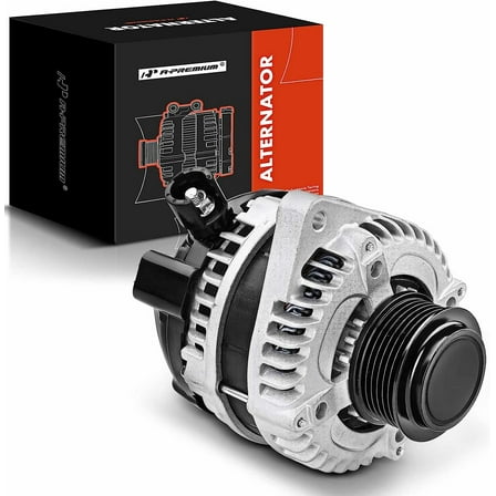 A-Premium Alternator Compatible with Honda Odyssey 2011-2013, Pilot 2012-2015, Ridgeline 2012-2014, V6 3.5L, 130Amp 12V CW 6-Groove Pulley, Replace# 31100-RV0-A01