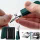 thumbnail image 5 of Set De Cortaúñas Biseladas, Recortador Profesional De Uñas Encarnadas, Cuchillas Curvas, Mango Antideslizante, Lima De Uñas De Cristal, Kit De Aseo., 5 of 8